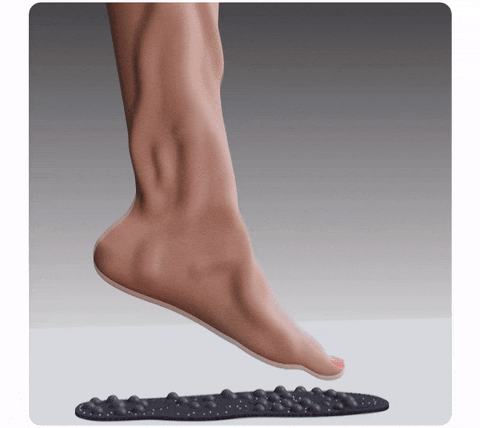 Demonstração das palmilhas Ozemp Sole em ação